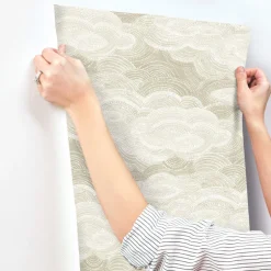 A-Street Prints Terrace Vision Wallpaper - Pearl