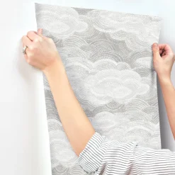 A-Street Prints Terrace Vision Wallpaper - Grey