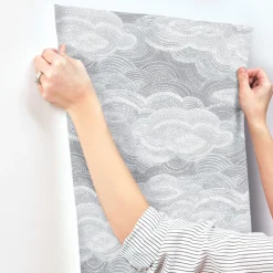 A-Street Prints Terrace Vision Wallpaper - Slate