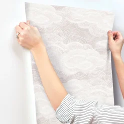 A-Street Prints Terrace Vision Wallpaper - Lavender