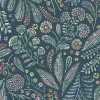 A-Street Prints Whimsy Briar Floral Wallpaper - Teal