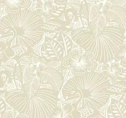 A-Street Prints Whimsy Idalia Flamingo Wallpaper - Beige