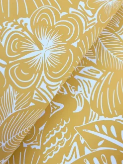 A-Street Prints Whimsy Idalia Flamingo Wallpaper - Yellow