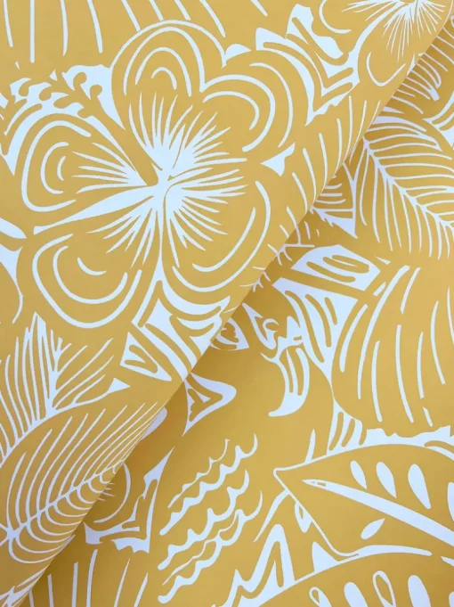 A-Street Prints Whimsy Idalia Flamingo Wallpaper - Yellow