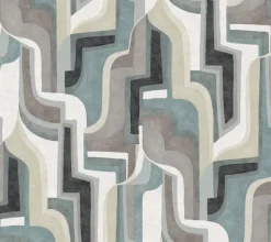 A-Street Prints Whimsy Tulum Surreal Wallpaper - Denim