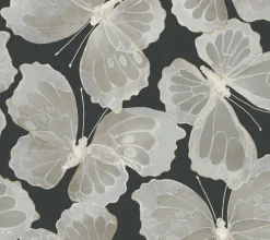 Aviva Stanoff Monarch Peel & Stick Wallpaper - Onyx