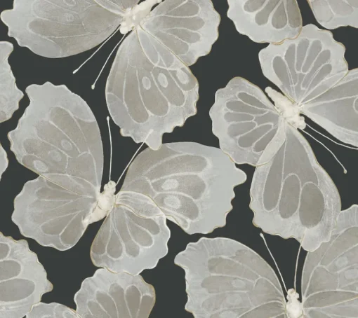 Aviva Stanoff Monarch Peel & Stick Wallpaper - Onyx