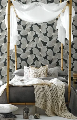 Aviva Stanoff Monarch Peel & Stick Wallpaper - Onyx