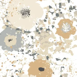 Black & White Resource Library Spontaneity Wallpaper - Metallic