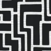 Black & White Resource Library Graphic Polyomino Wallpaper - Black & White