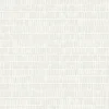 Black & White Resource Library Horizontal Hash Marks Wallpaper - White & Cream