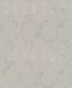 Black & White Resource Library Viva Lounge Wallpaper - Gray & Silver