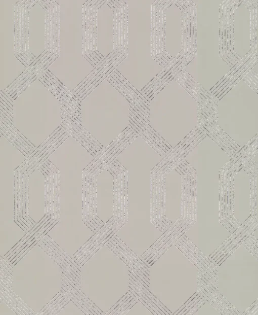 Black & White Resource Library Viva Lounge Wallpaper - Gray & Silver