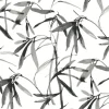 Black & White Resource Library Bamboo Ink Wallpaper - Black & White