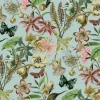 Blooms Second Edition Butterfly House Wallpaper - Sky Blue