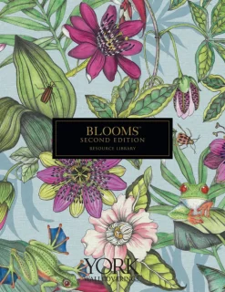 Blooms Second Edition Butterfly House Wallpaper - White & Fuchsia