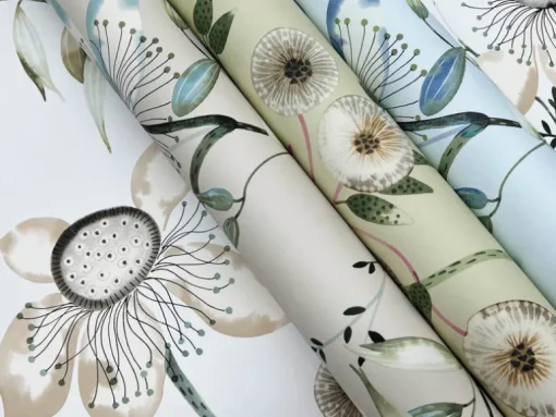 Blooms Second Edition Dream Blossom Wallpaper - White & Green