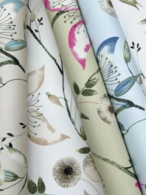 Blooms Second Edition Dream Blossom Wallpaper - White & Green