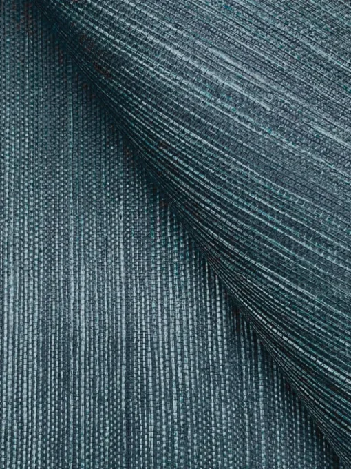 Blooms Second Edition Makasa Sisal Wallpaper - Blue