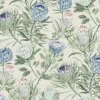 Blooms Second Edition Protea Wallpaper - Cream & Blue