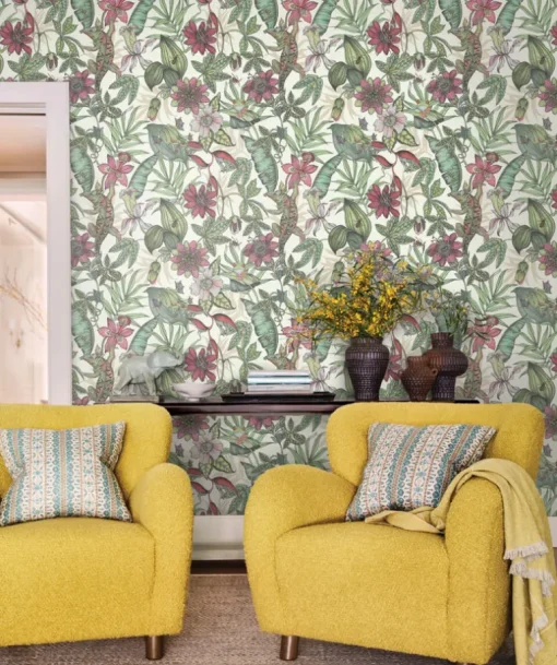 Blooms Second Edition Rainforest Wallpaper - Multi