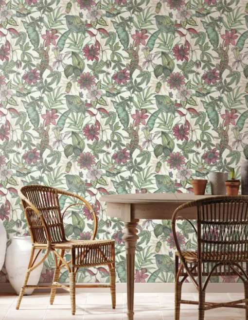 Blooms Second Edition Rainforest Wallpaper - Multi