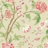 Blooms Second Edition Teahouse Floral Wallpaper - Cream & Coral