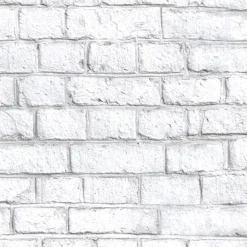 Brick Peel & Stick Wallpaper - White