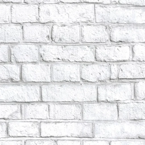 Brick Peel & Stick Wallpaper - White