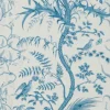 Brunschwig & Fils Bird and Thistle Wallpaper - Blue