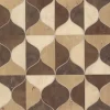 Candice Olson After 8 Burlwood Ogee Wallpaper - Warm Neutral