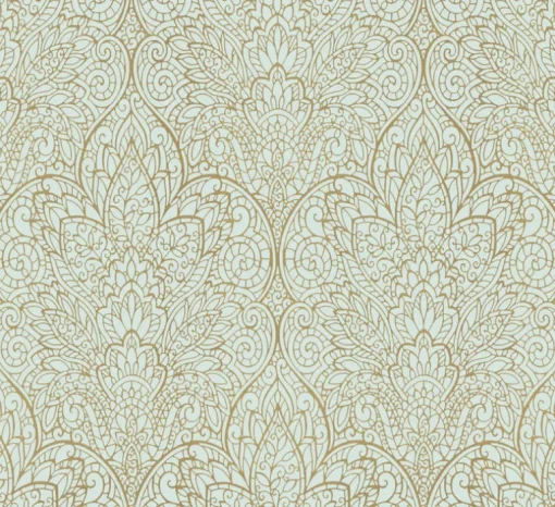 Candice Olson After 8 Paradise Wallpaper - Blue & Gold