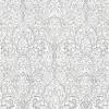 Candice Olson After 8 Paradise Wallpaper - White & Silver