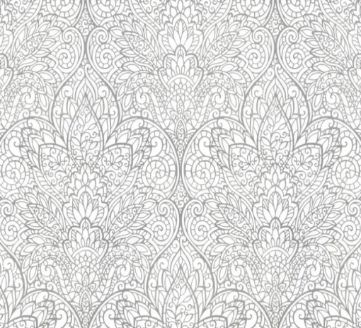 Candice Olson After 8 Paradise Wallpaper - White & Silver