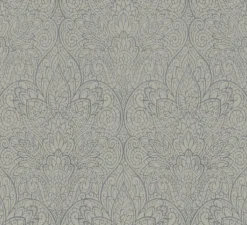 Candice Olson After 8 Paradise Wallpaper - Dark Taupe & Silver