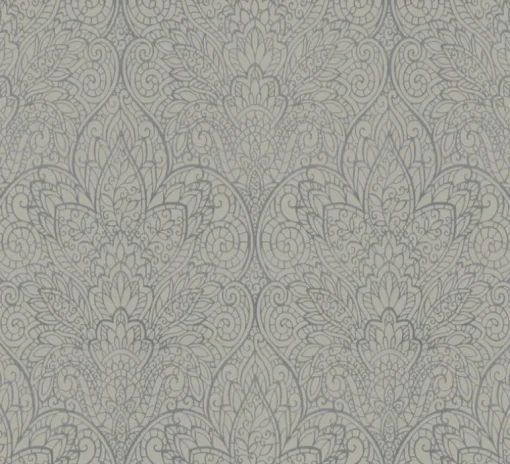 Candice Olson After 8 Paradise Wallpaper - Dark Taupe & Silver