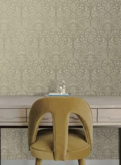 Candice Olson After 8 Paradise Wallpaper - Taupe & Copper