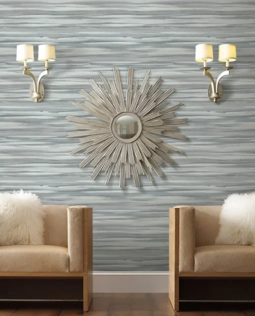Candice Olson After 8 Sanctuary Wallpaper - Smokey Blue