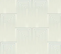 Candice Olson After 8 Vanishing Wallpaper - Dusty Blue & Silver