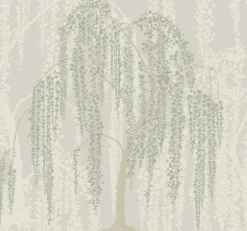 Candice Olson After 8 Willow Glow Wallpaper - Light Taupe