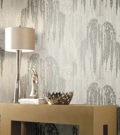 Candice Olson After 8 Willow Glow Wallpaper - Light Taupe