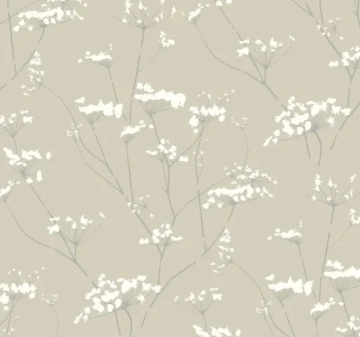 Candice Olson Botanical Dreams Enchanted Wallpaper - Tan