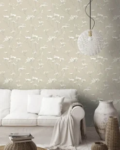 Candice Olson Botanical Dreams Enchanted Wallpaper - Tan