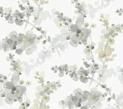 Candice Olson Casual Elegance Blossom Fling Wallpaper - Steel