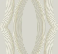 Candice Olson Casual Elegance Progression Ogee Wallpaper - Blonde