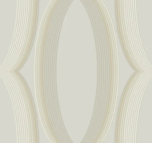Candice Olson Casual Elegance Progression Ogee Wallpaper - Blonde
