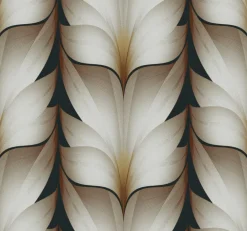 Candice Olson Casual Elegance Lotus Light Stripe Wallpaper - Black