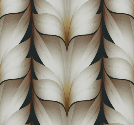 Candice Olson Casual Elegance Lotus Light Stripe Wallpaper - Black