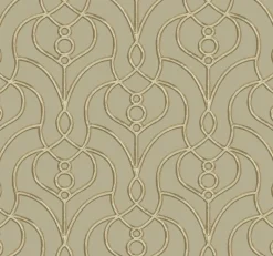 Candice Olson Casual Elegance Divine Trellis Wallpaper - Taupe