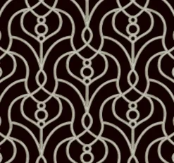 Candice Olson Casual Elegance Divine Trellis Wallpaper - Black